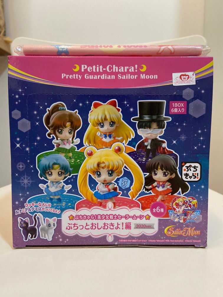 Pretty Guardian Sailor Moon Petit-Chara! Mini Figure By Megahouse (Category: Designer & Blind Box Toys) located in Singapore. Submitted by smoochiemochieee (Listing ID 1295952769, Image 1). Description: Pretty Guardian Sailor Moon Petit-Chara! Mini Figure By Megahouse Brand new Authentic Full set (Consist of 6 Mini Figures) Price is fixed .