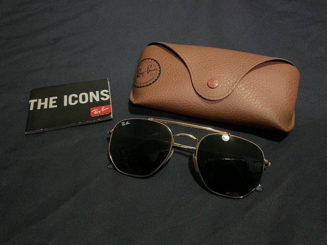 Ray Ban Marshal - RB3648 54-21 (Category: Sunglasses & Eyewear) located in Quezon City. Submitted by jdvgrms (Listing ID 1295898047, Image 2). Description: Ray Ban Marshal RB3648 54-21 RFS Decluttering Can do meetups around SM North or Trinoma Can ship via lalamove or LBC .