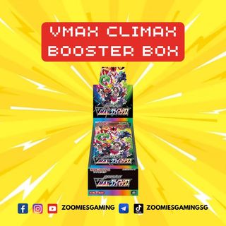 high class vmax climax booster box Pokémon TCG - S8b - VMAX Climax High Class Booster Box