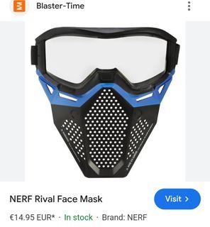 SALE 🌶️ Nerf Rival Face mask