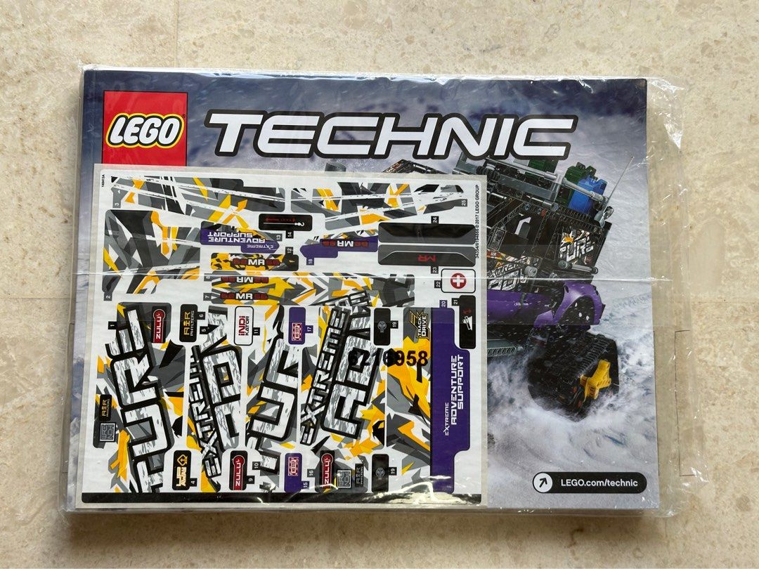 Sealed Lego Technic Manuals and Sticker Sheets, Hobbies & Toys, Toys &  Games on Carousell