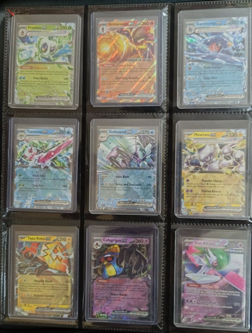 Completed Paradox Rift Double Rare ex cards set Pokemon tcg tntx4 NO ...