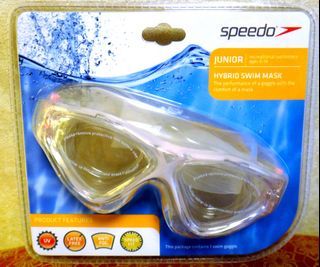 Speedo Swim Snorkel Mask Hybrid Youth Age 6-14 Size NewUSA