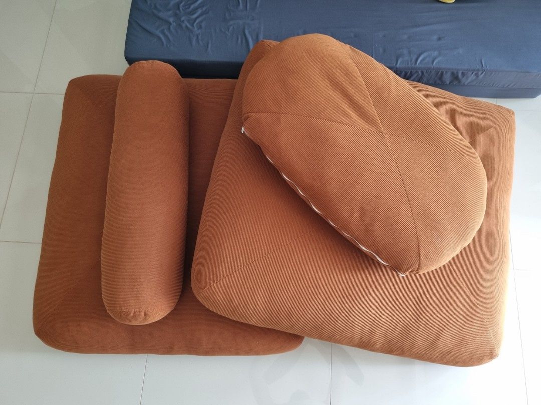 Stackable Sofa (Category: Sofas) located in Singapore. Submitted by zeasmao1 (Listing ID 1295944779, Image 3). Description: Bought it online but it was too big for the living room, hence kept it aside for someone who is interested. Measurements: 85cm x 85cm, 70cm x 60cm (small one) Self pick up..