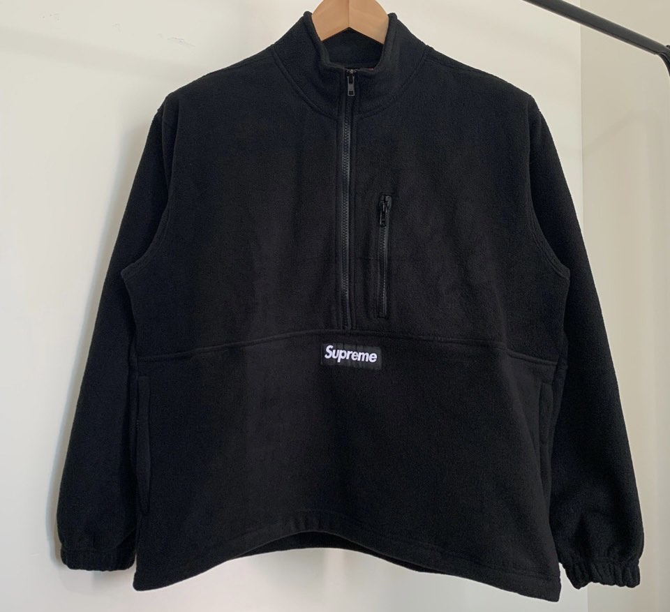 Supreme Half Zip Sweater Authentic Men s Fashion Tops Sets Hoodies on Carousell
