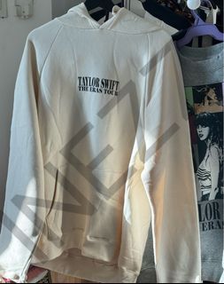 Taylor Swift The Eras Tour Official Merch- Beige Hoodie (W/ minimal flaws)
