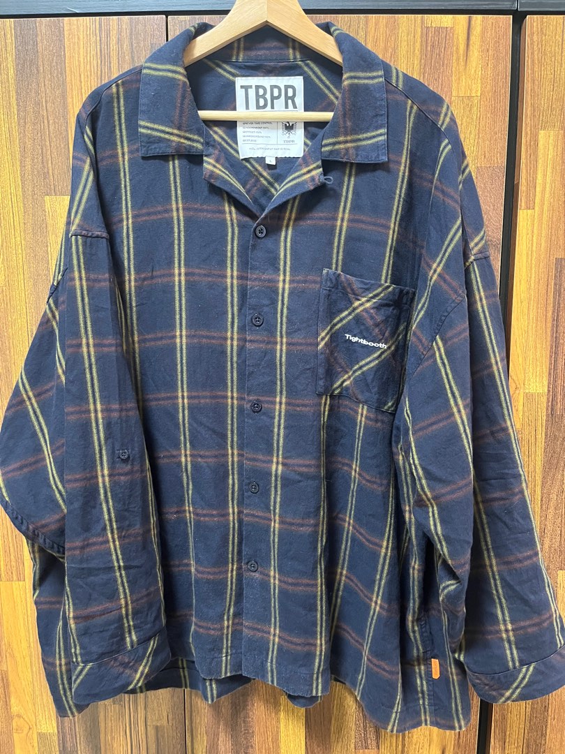 TIGHTBOOTH PLAID ROLL UP SHIRT