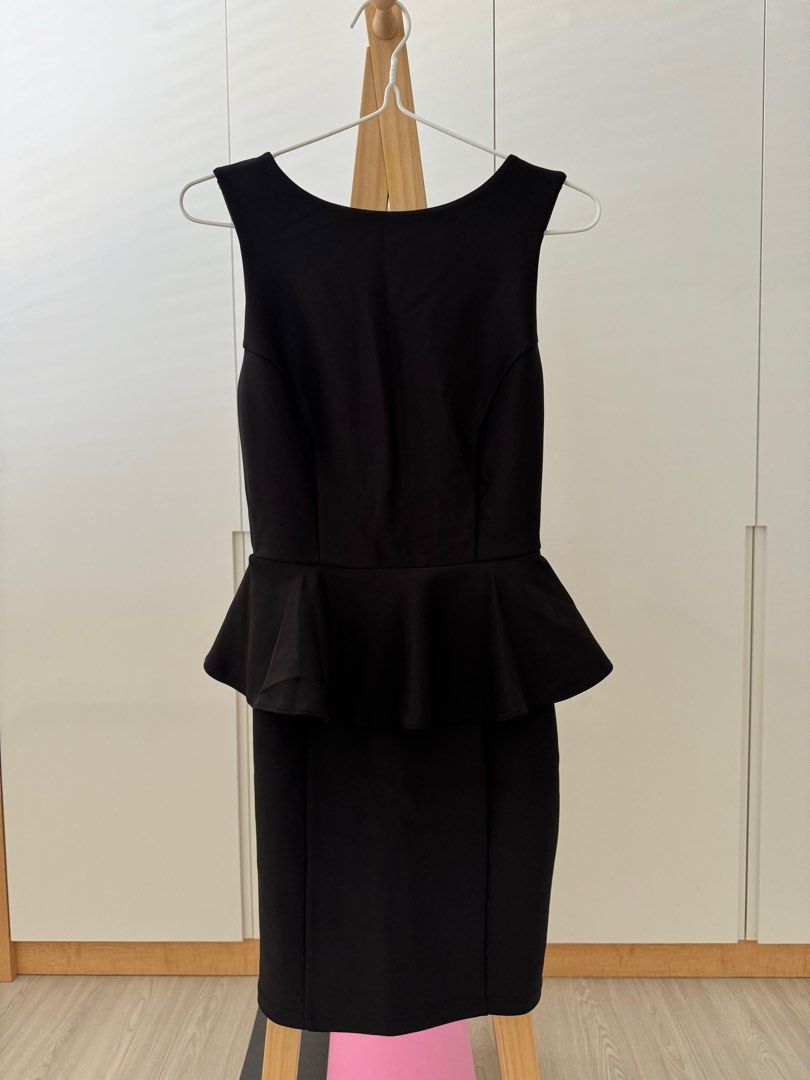 Topshop peplum dress cheap