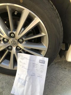 Toyota Altis Rims /Mags and Tires  Stock Rims 16”, 5 Holes, PCD 100  Tire: Dunlop LM 705, 205/55 R16 91V Production Date: 33rd week of 2023 Used less than 500km Bought last Feb. 14, 2024 at MRF  Price: 20,000 (Rims and Tires)