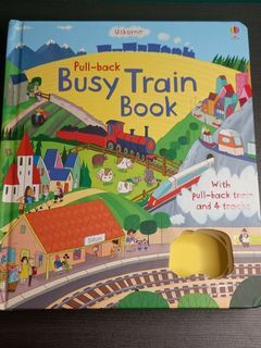 Usborne Pull-Back Busy Train Book Without Pull-Back Train Board Book
