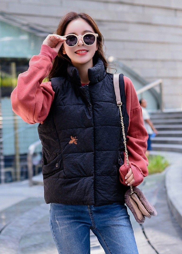 Vest with coat outlet
