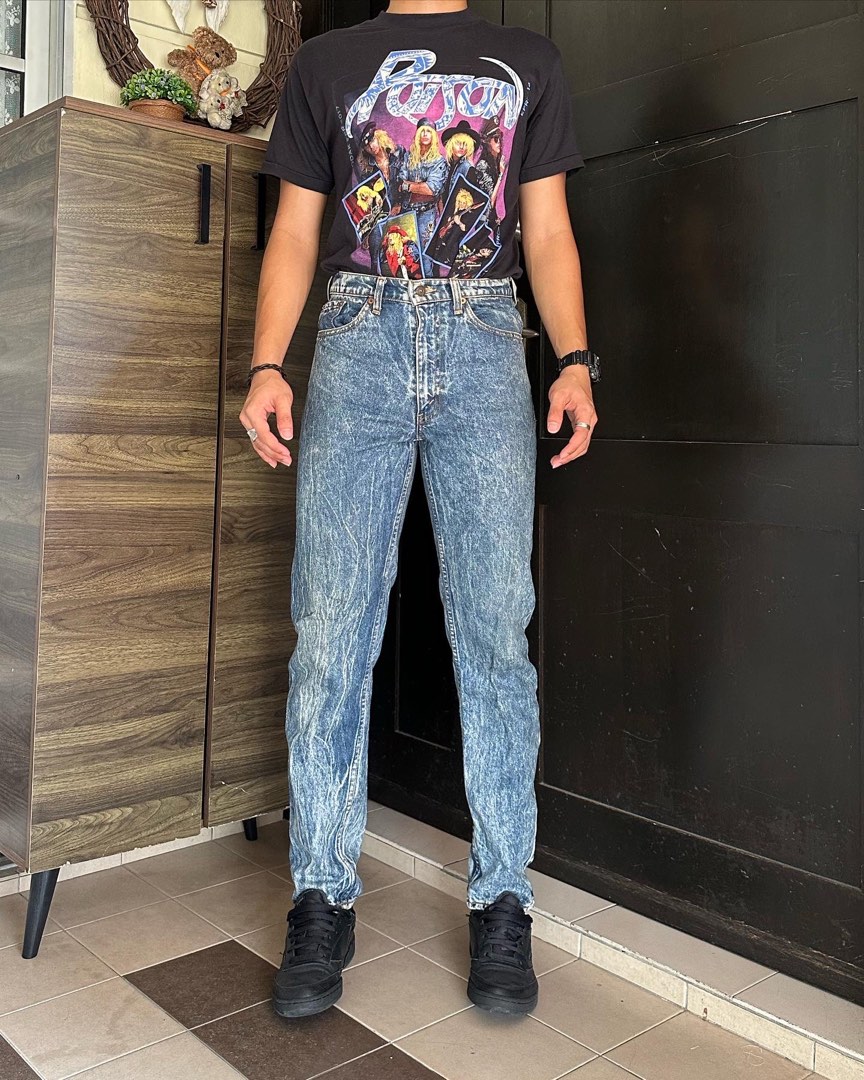 Vintage Levis Acid Wash 1987 Men s Fashion Bottoms Jeans on Carousell