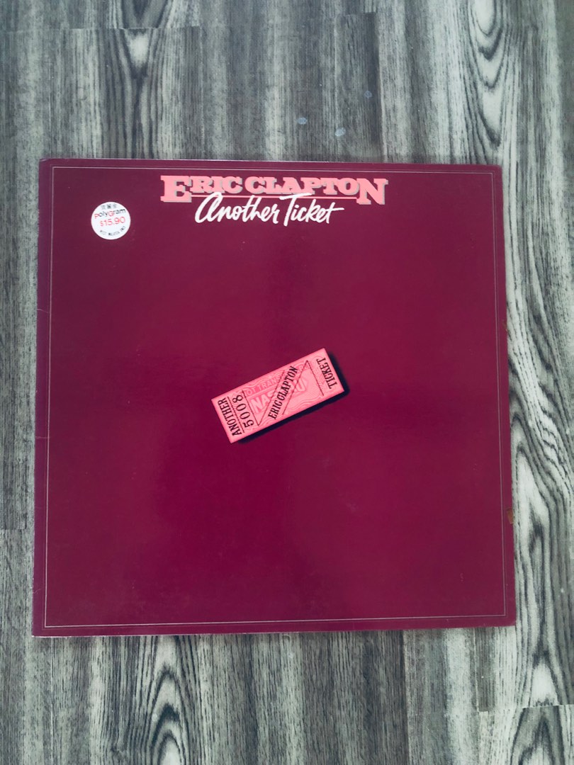 Vinyl/Lp Eric Clapton - Another Ticket (1981), Hobbies & Toys, Music ...