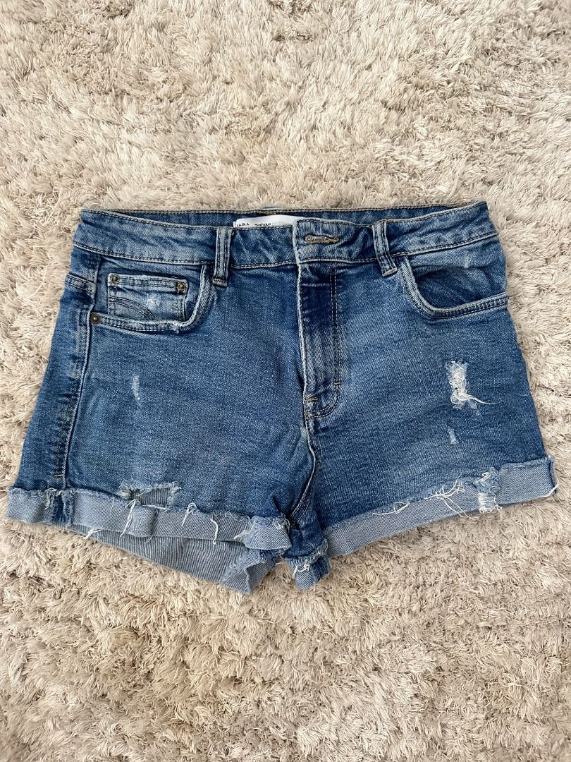 Zara Trafaluc Denim Shorts Women s Fashion Bottoms Shorts on Carousell