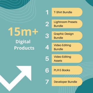 15m+ Digital Products (Reseller rights)