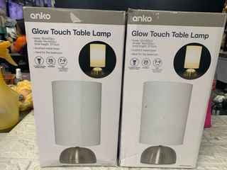 2 Pcs Anko Glow Touch Table Lamp -Brand New -220volts