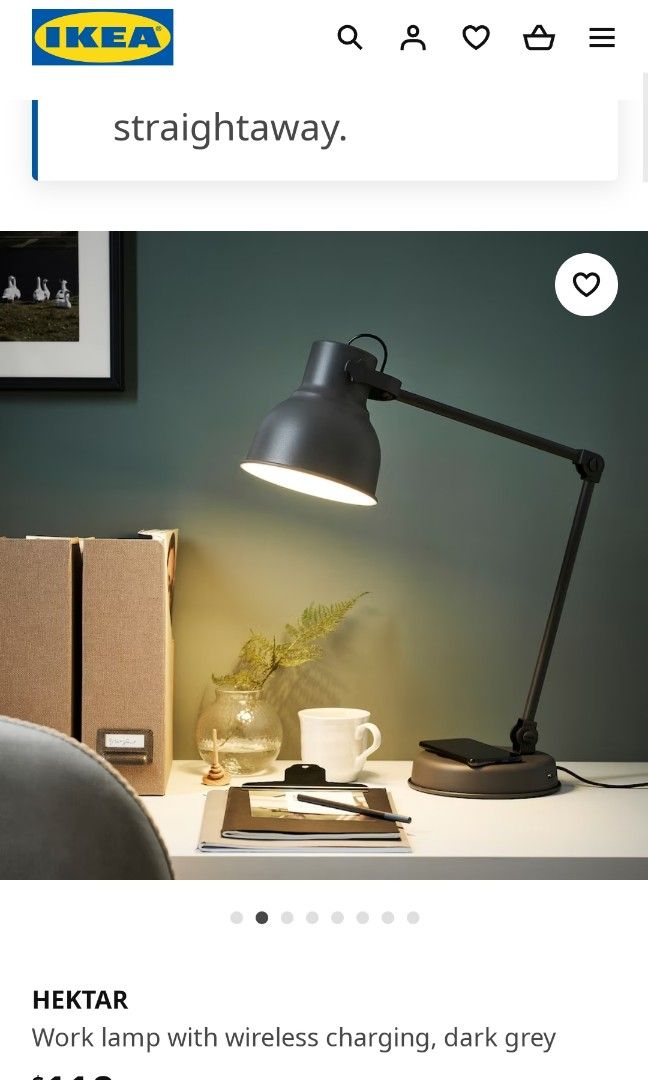 Hektar work lamp with wireless charging 2025