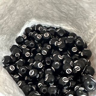 ₱55 for 20pcs 8 ball stussy beads