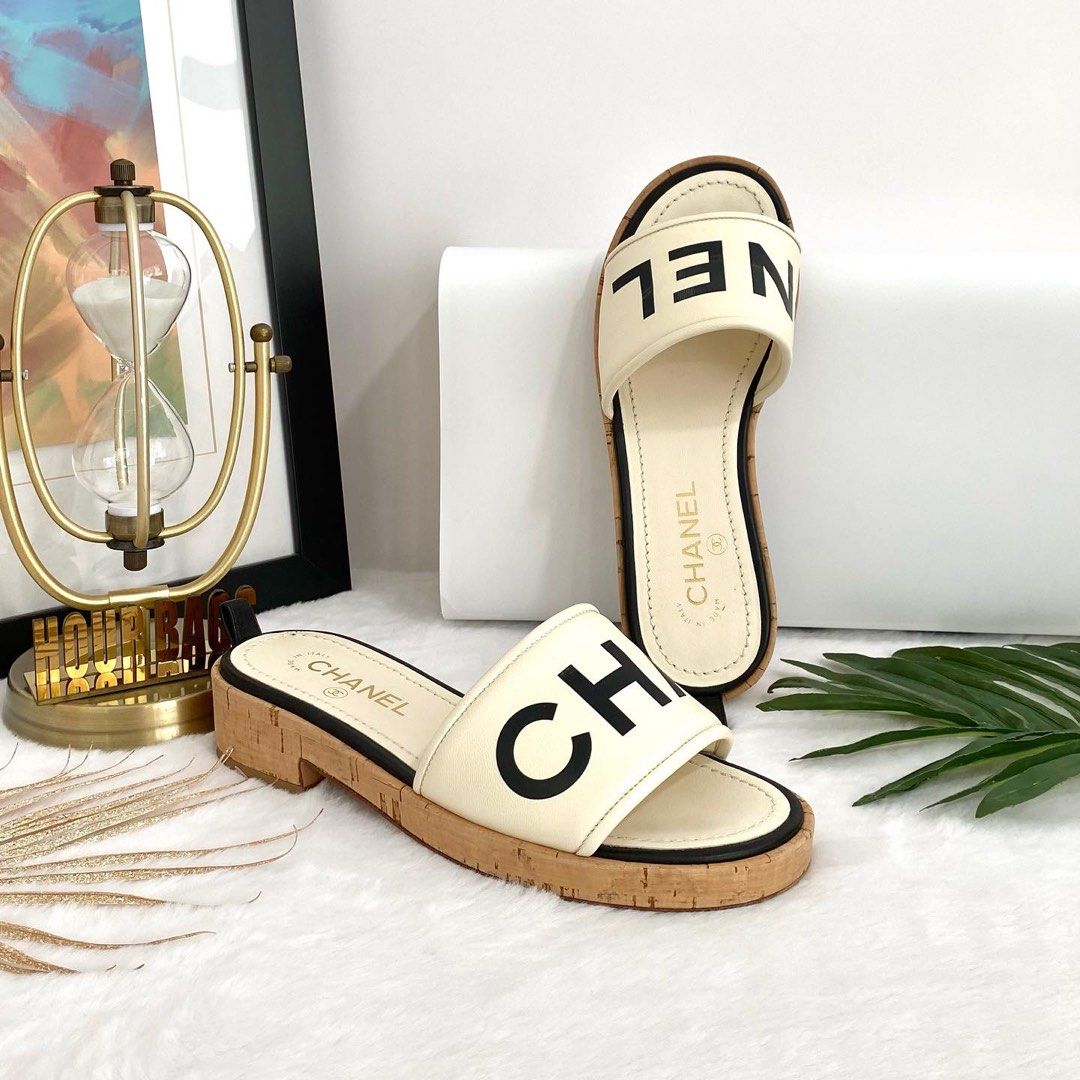 Chanel sales cork slide