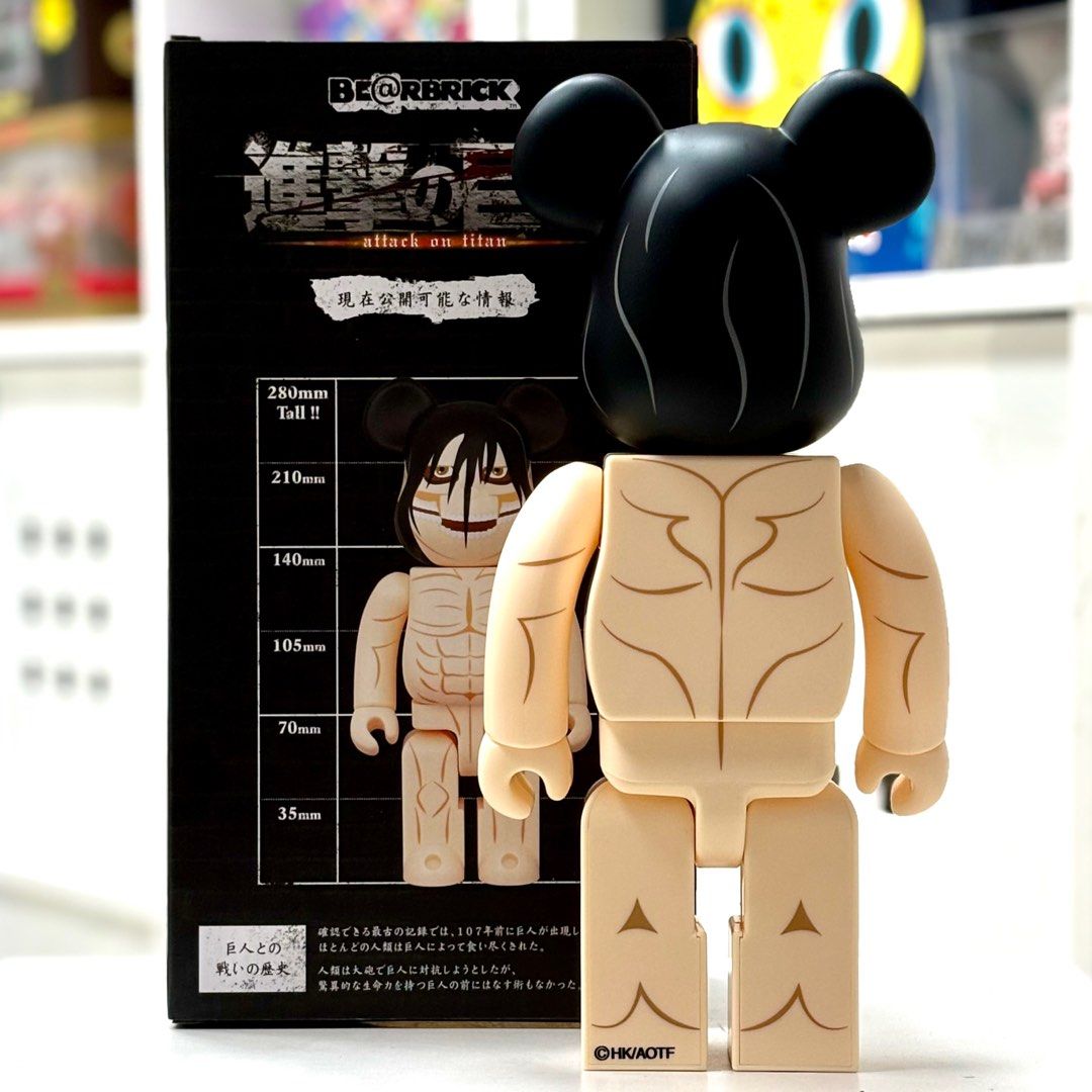 予約受付中 BE@RBRICK TVアニメ『進撃の巨人』の巨人たちが400％のベア