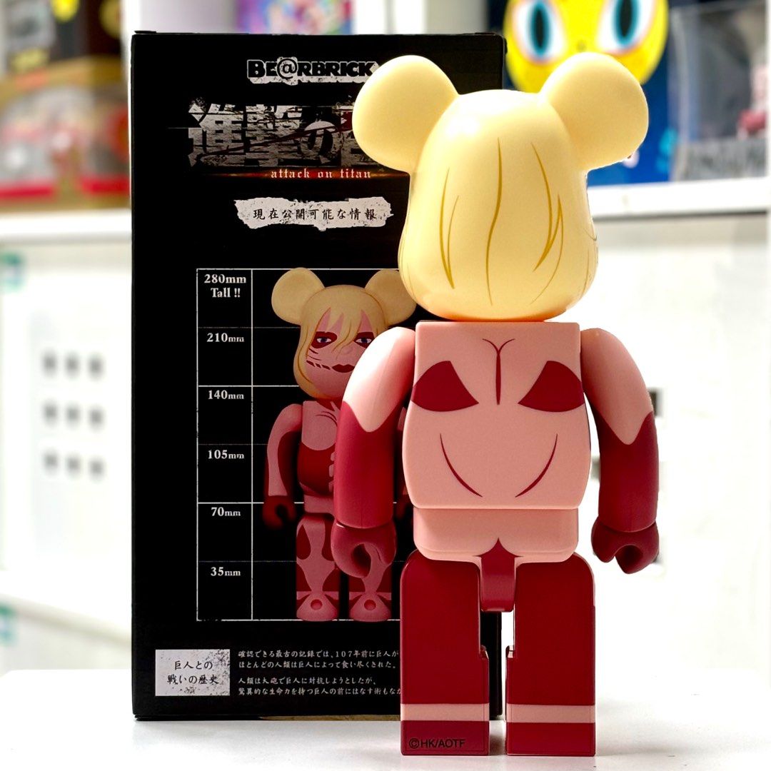BE@RBRICK 進撃の巨人 女型の巨人 400％ 進撃の巨人」超大型