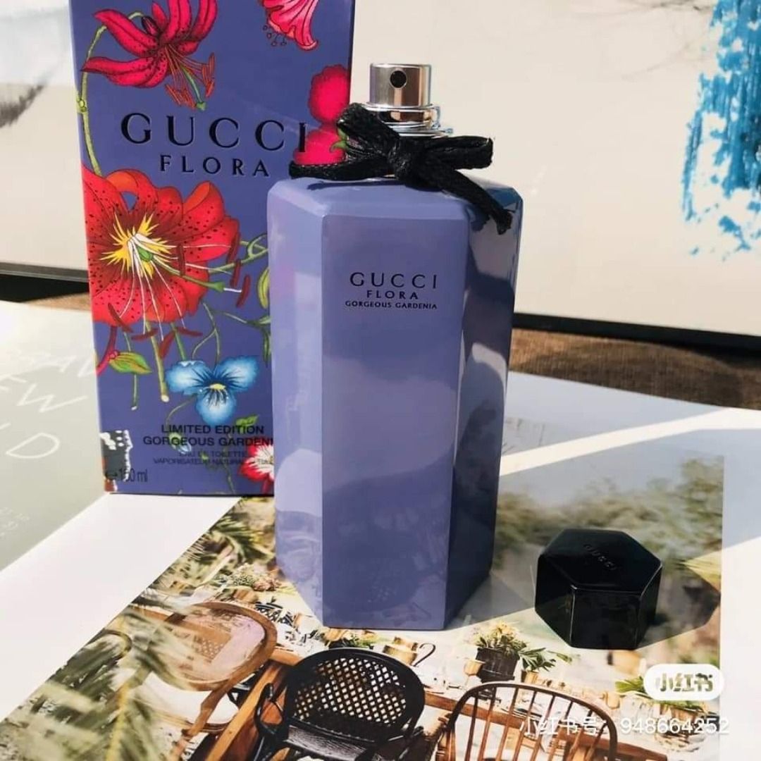 GUCCI FLORA 香水 紫色 八角形ボトル