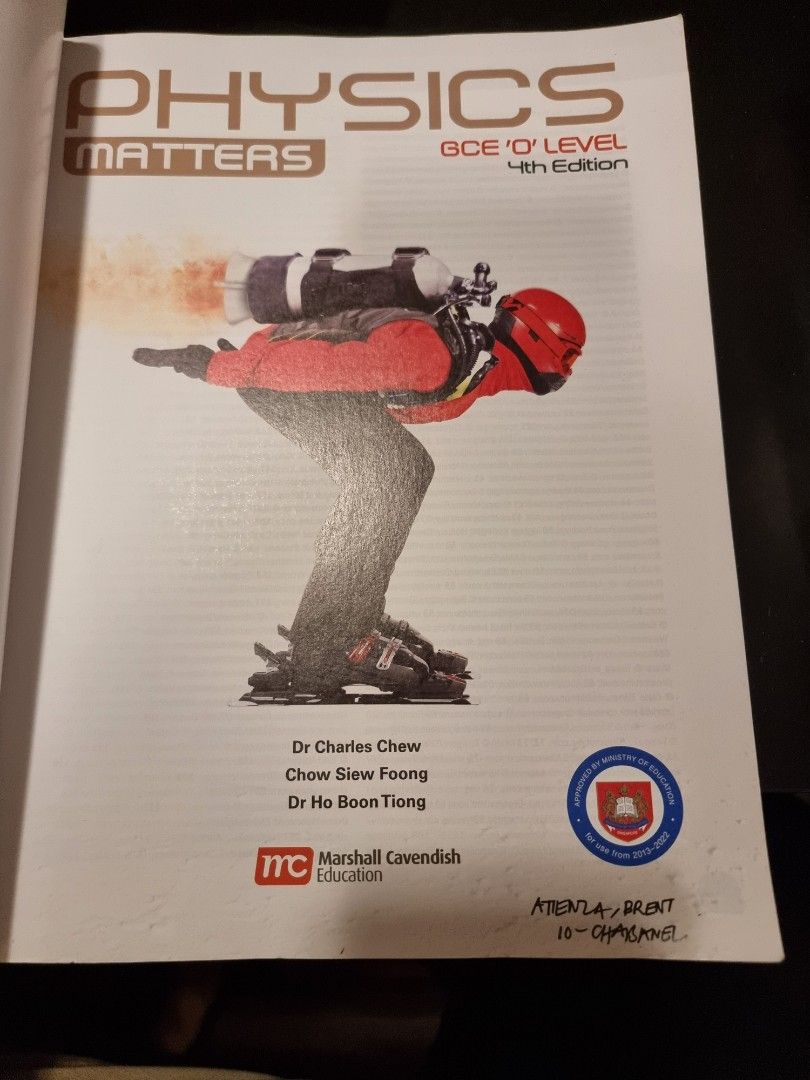 AJHS Books Grade 10: Chemistry Matters and Physics Matters Bundle (Category: Textbooks) located in Quezon City. Submitted by dix888 (Listing ID 1291133399, Image 2). Description: Sold as bundle: Grade 10 Books (AJHS) Chemistry Matters 2nd edition and Physics Matters 4th edition Like new, no highlights -- just my son's name and section on 1st page but you can cover it nman.