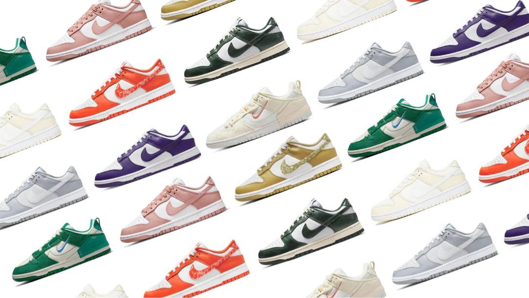 All types of nike dunk colour way Men s Fashion Footwear
