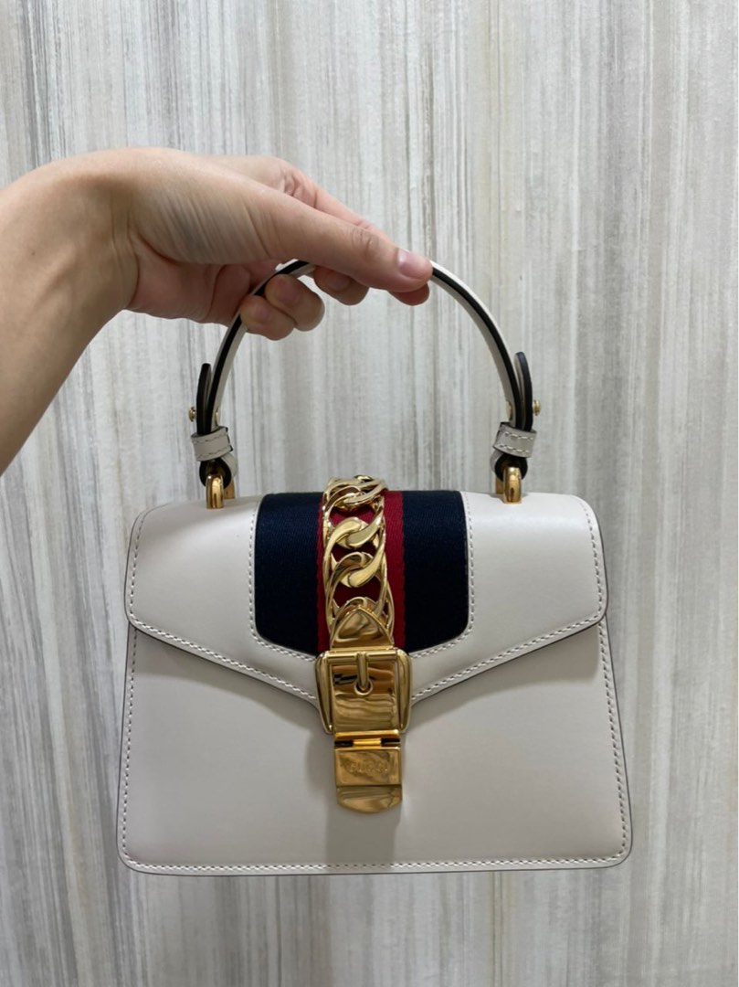 AUTHENTIC GUCCI SYLVIE LEATHER MINI BAG 2017 Women s Fashion