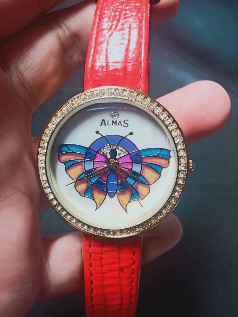 Authentic Vintage Almas Butterfly watch