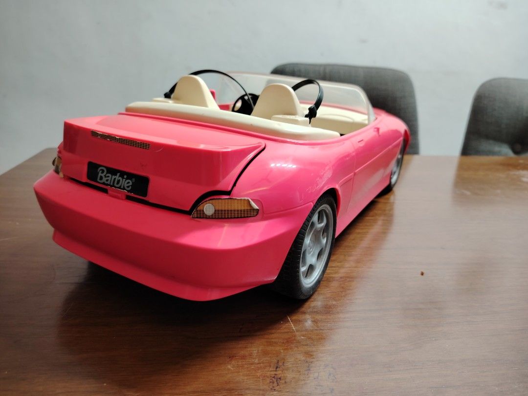 BARBIE CRUISIN CAR motorized Vehicle with Convertible Top PORSCHE BOXSTER 1996 Italy Hobbies Toys Toys Games on Carousell