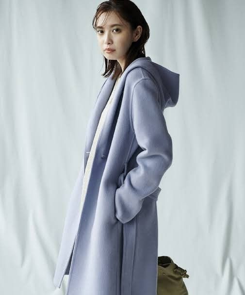Uniqlo double face hooded coat cheap