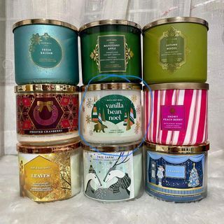 Bath and Body Works Three Wick Candles