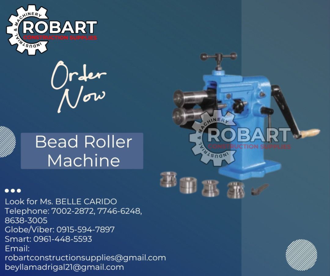 Bead Roller Machine, Commercial & Industrial, Construction Tools ...