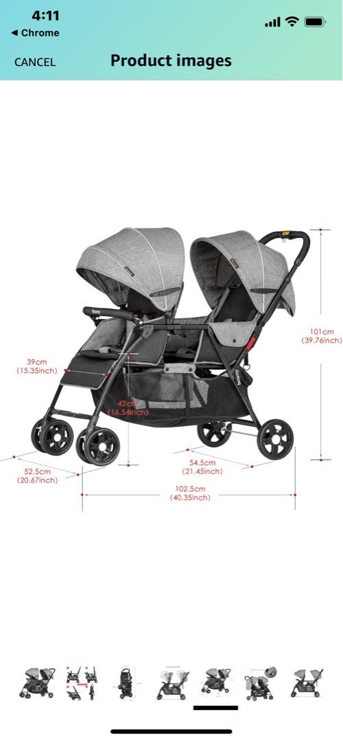 Besrey double stroller online