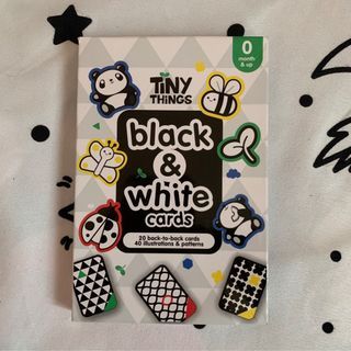 Tiny Buds Black & White flash cards for newborn baby