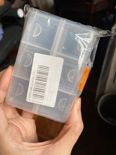 Brand new 2 layer pill box medicine organizer case portable travel