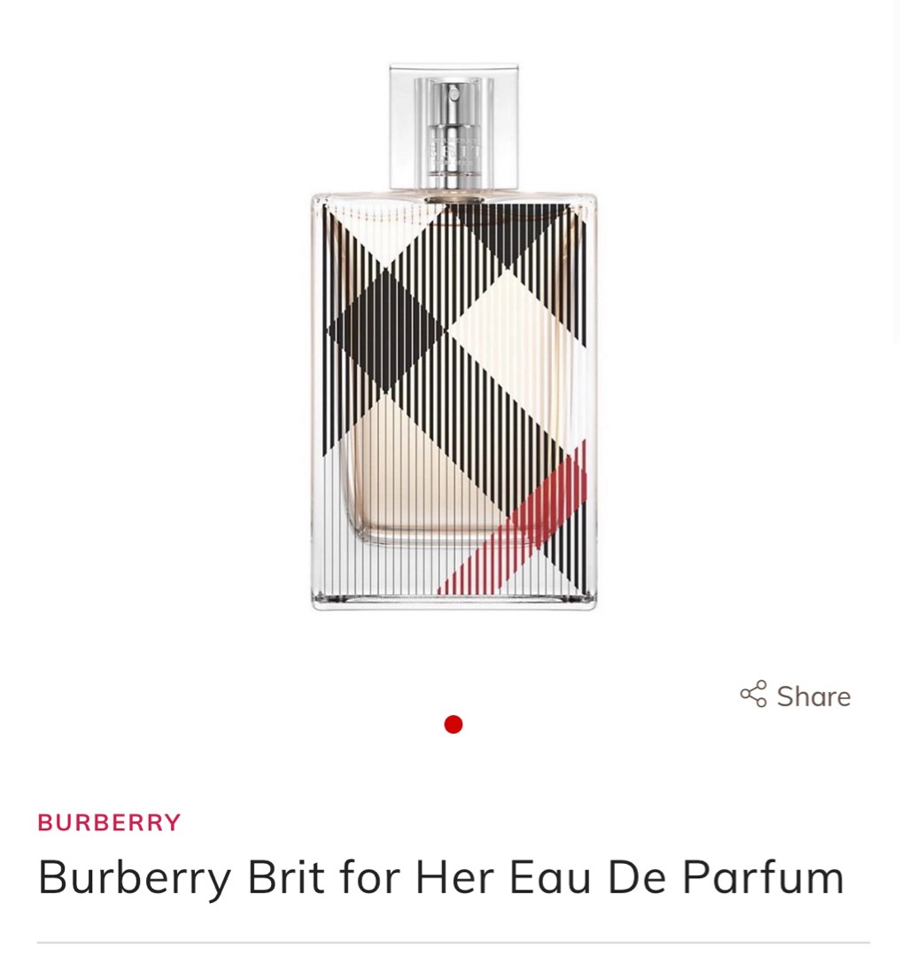 Burberry brit eau hot sale de parfum for her