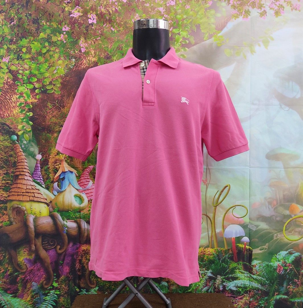 Burberry polo t shirt mens hot sale