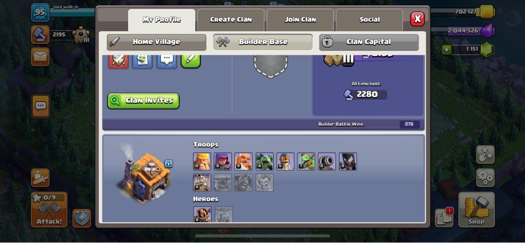 Clash of clans account, Video Gaming, Gaming Accessories, Game Gift
