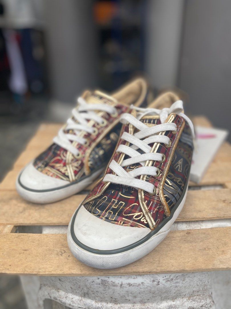 Coach barrett poppy sneaker store