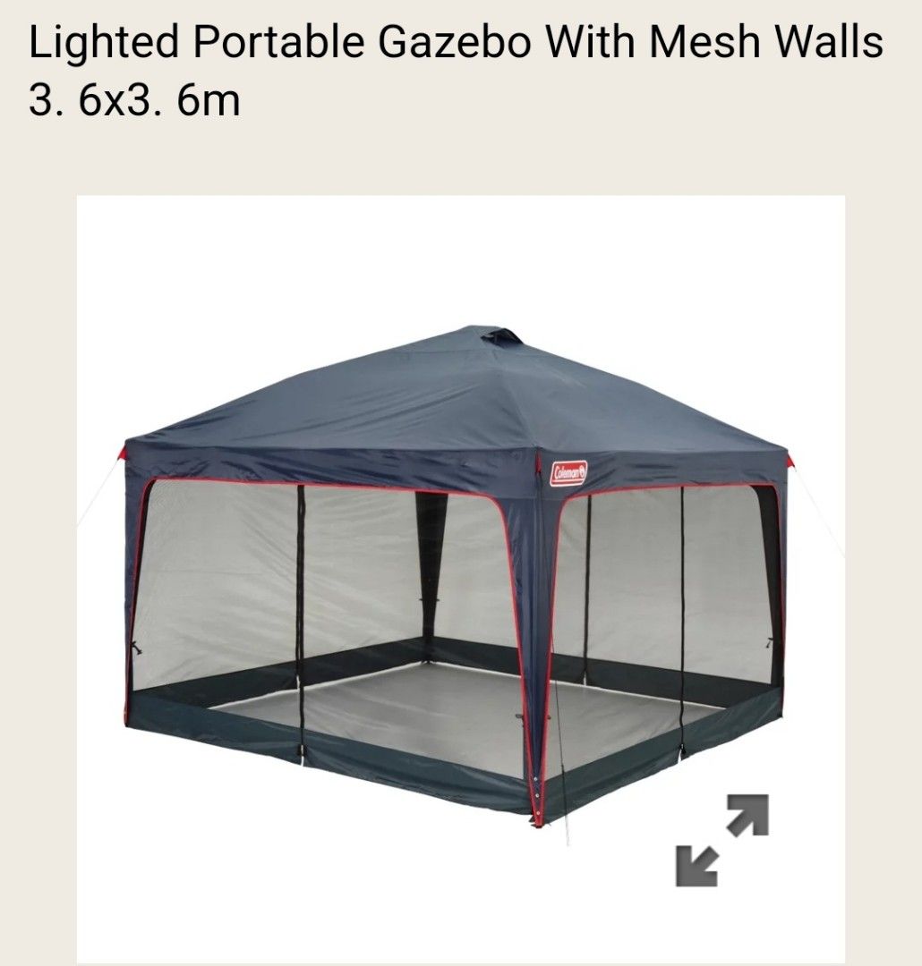 Coleman gazebo walls 2025