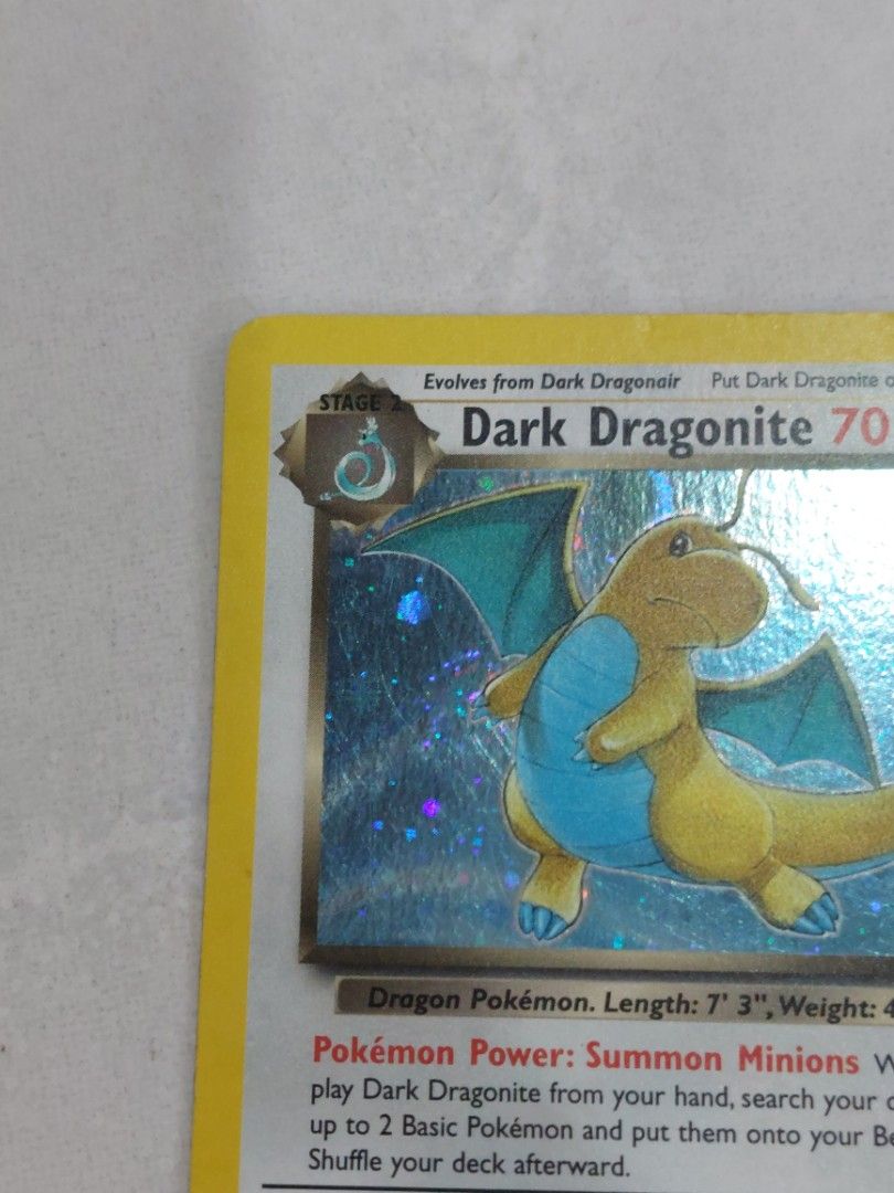 Dark Dragonite Holo Rare Pokemon Team Rocket 5/110, Hobbies & Toys, Toys &  Games on Carousell