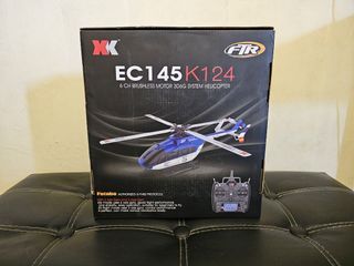 WLToys K124 XK EC145 K124 2 Battery Version Remote Contol Helicopter 6 Channel Brushless Motor 3D6G RC Helicopter