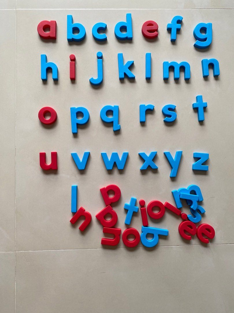 Educational Insight Jumbo lowercase magnetic letters, Hobbies & Toys ...