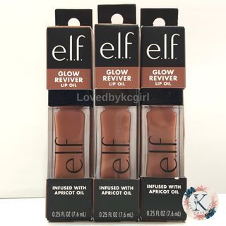 ELF Glow Reviver lip oil - Honey talks (Fullsize w box)