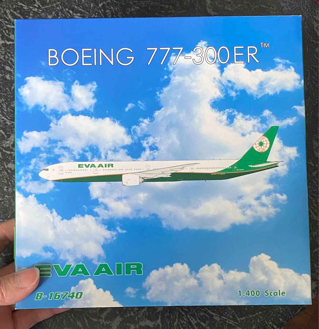 台灣飛機，Eva Air 長榮航空777300ER，REG NO : B16740，1/400