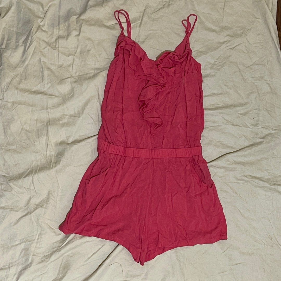 Forever 21 pink romper discount