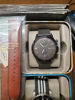 Fossil Townsman Watch (with extra Fossil Leather strap)