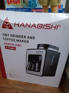 Grinder & Coffee Maker in 1  HNabishi